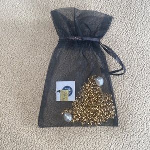 LJN Sabina Gold Wrap Pearl Necklace